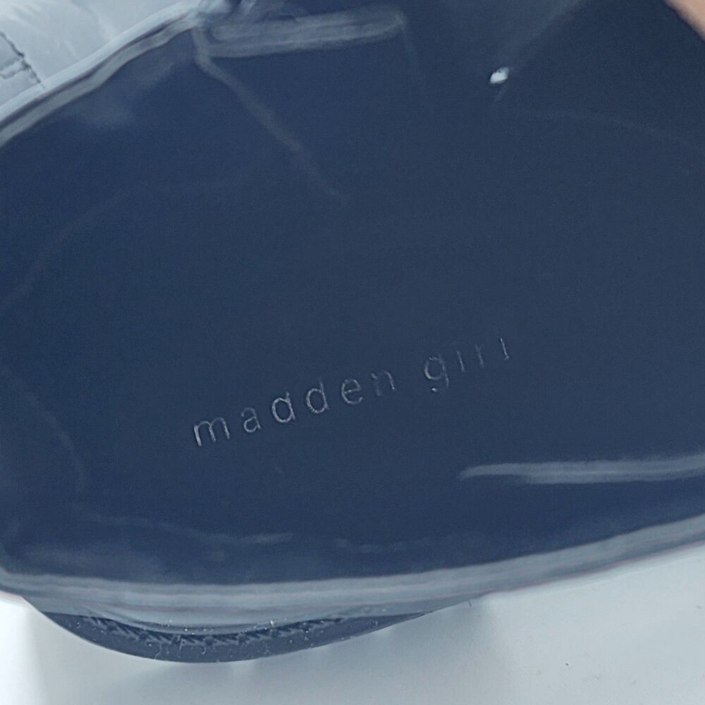 Madden Girl Alicee Black Mid-Calf Combat Boots Size 8.5 - Picture 9 of 10